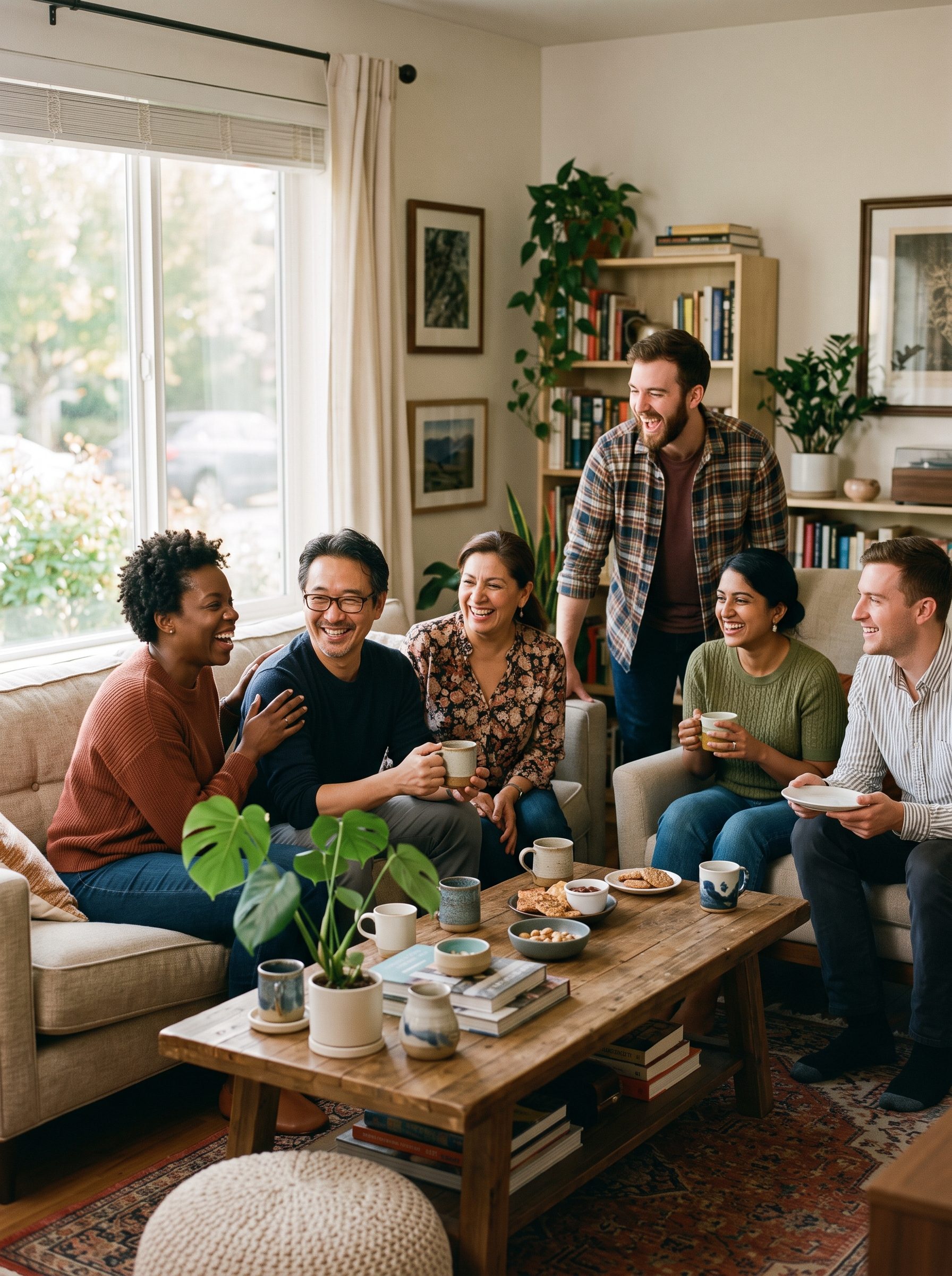 Host home provider and an adult participant at home